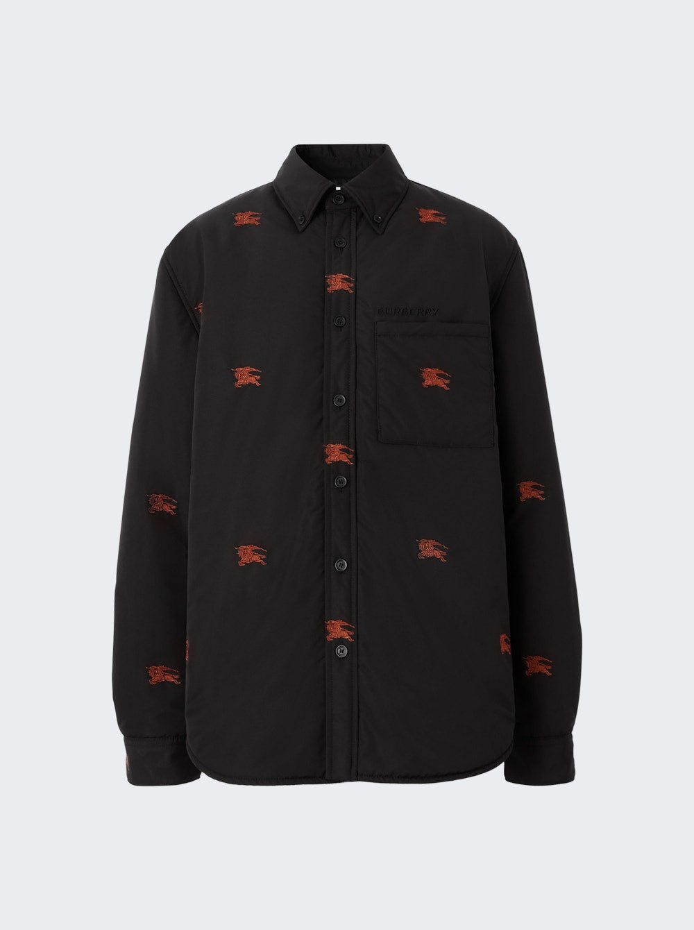 Men | BURBERRY | Classic Overshirt | Black