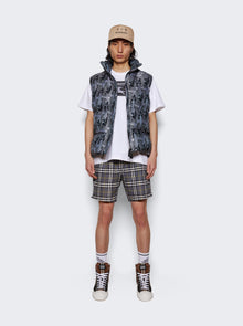 Men | BURBERRY | Parkfield Ekd Vest Monochrome Silver Pattern