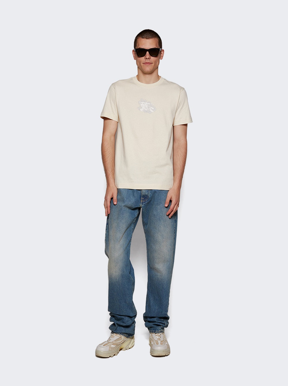 BURBERRY | Paisley Ekd T-shirt Tundra | White