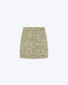 Womens | Juana Mouline Mini Skirt | Graphic Lime