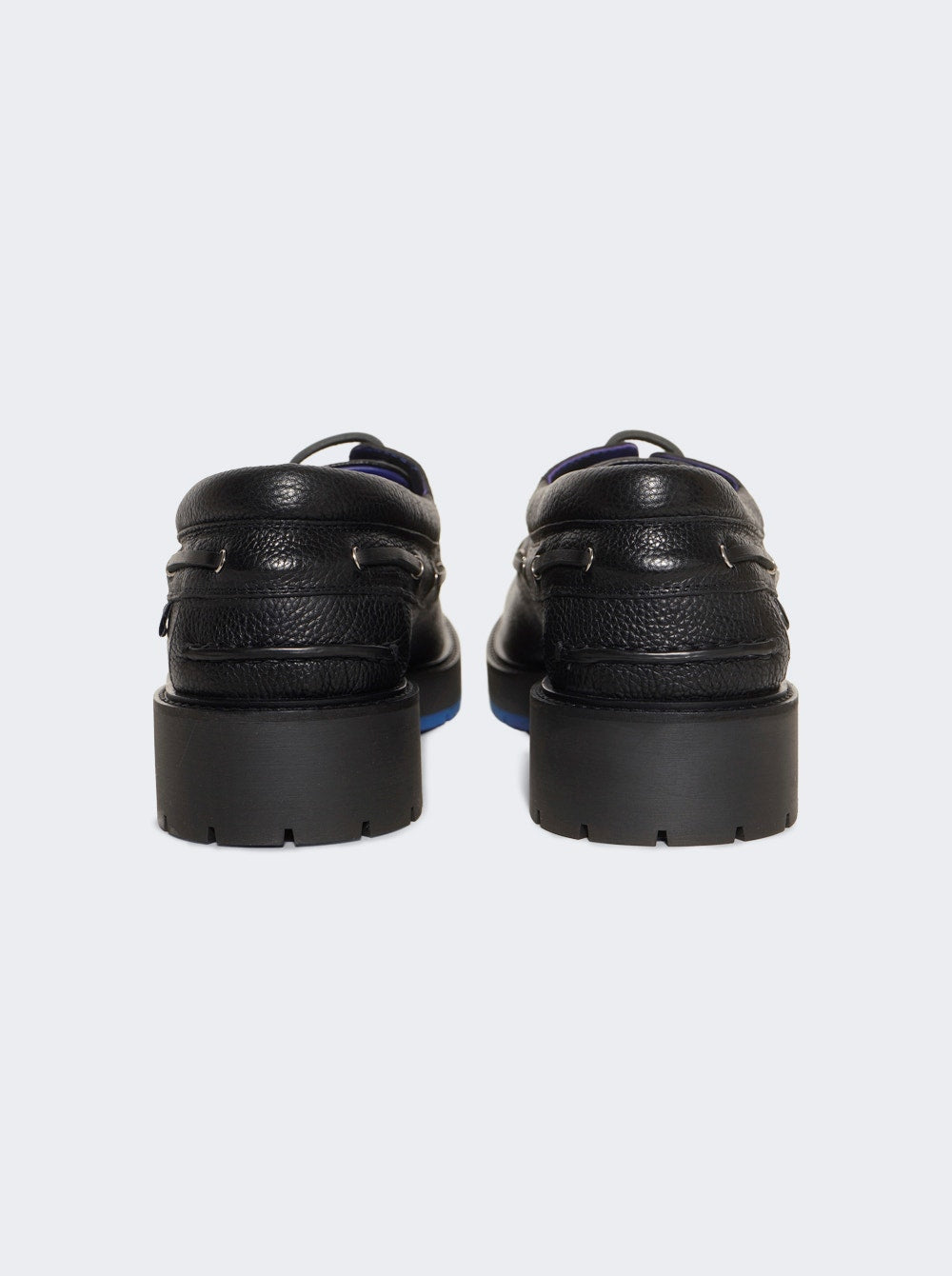 Men | BURBERRY | Raft Boat Shoes | Black