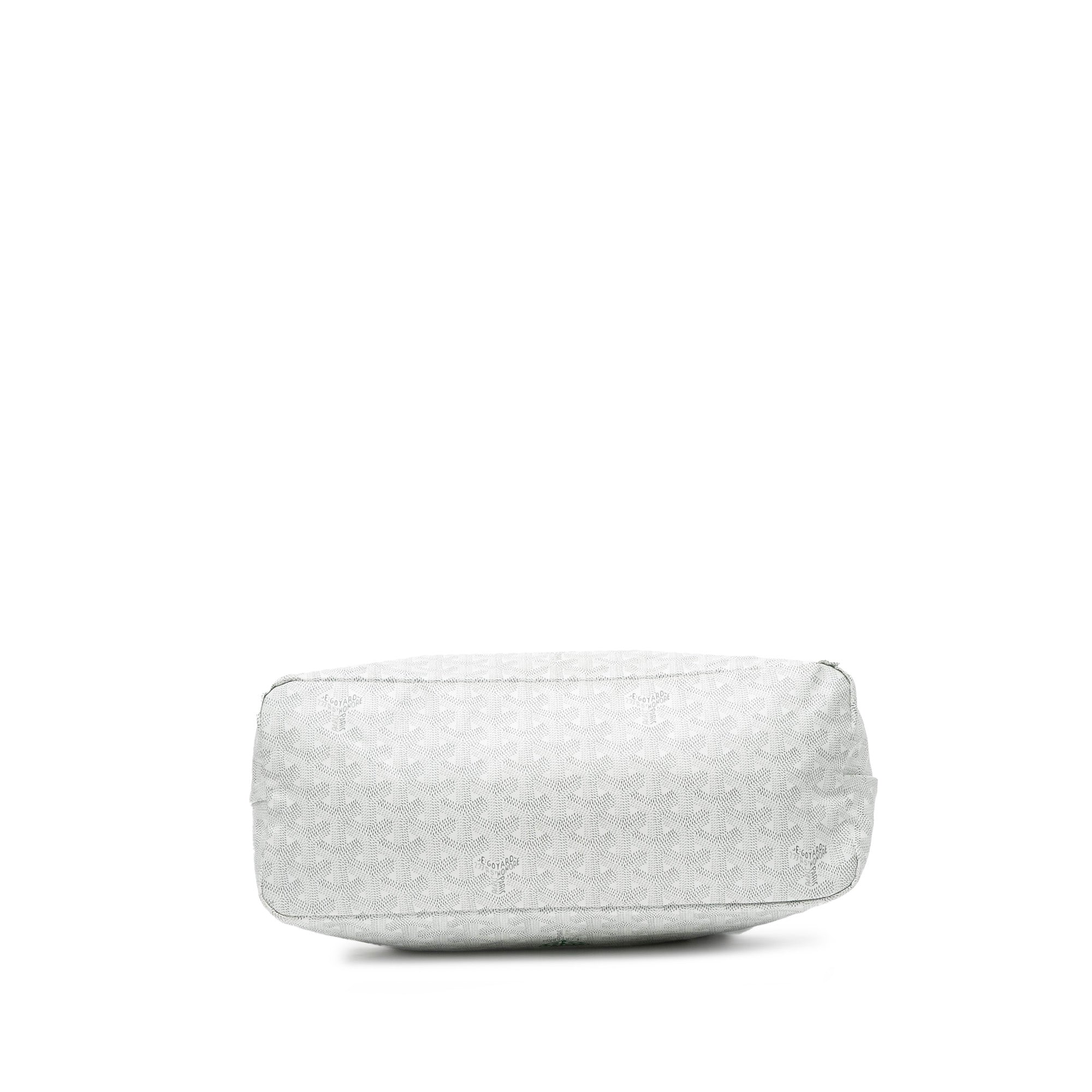 Goyard | Pre-Owned Goyardine Boheme Hobo - I | White