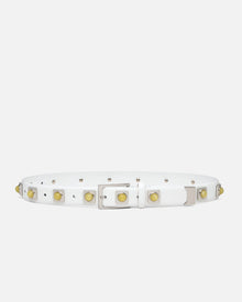 No. 2 Belt | Chalk/Lemon