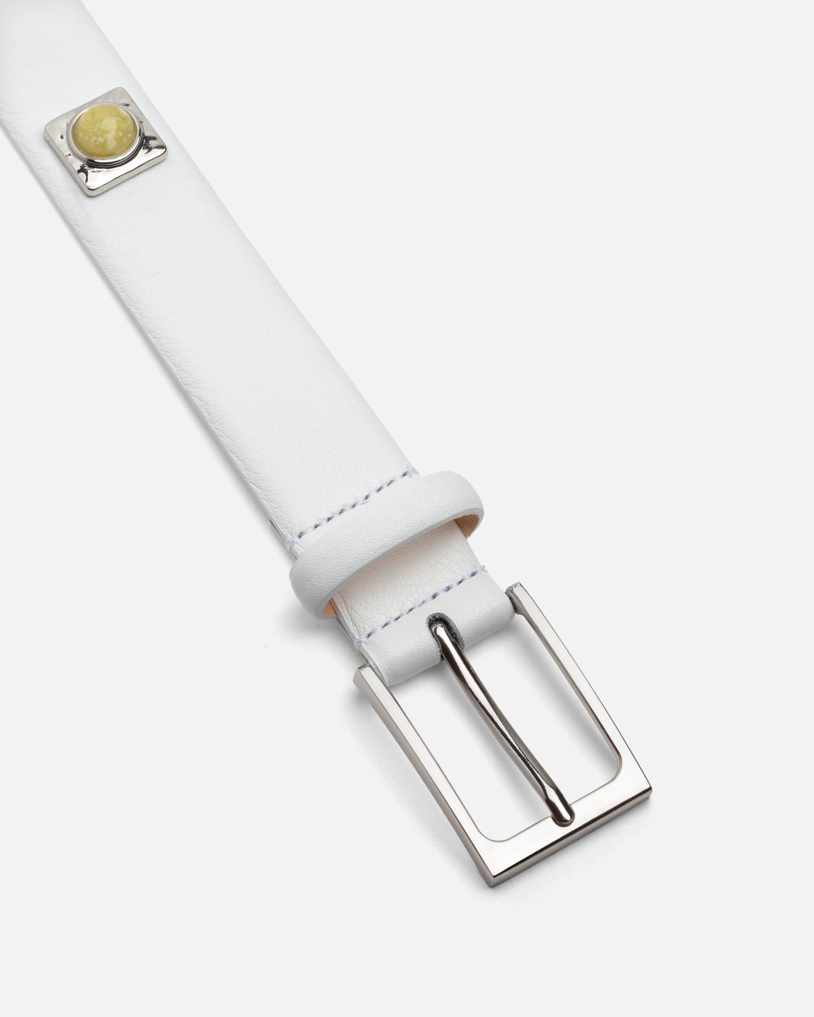 No. 2 Belt | Chalk/Lemon