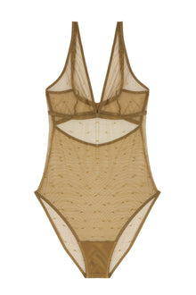 Kate Soft Plunge Bodysuit | Leaf