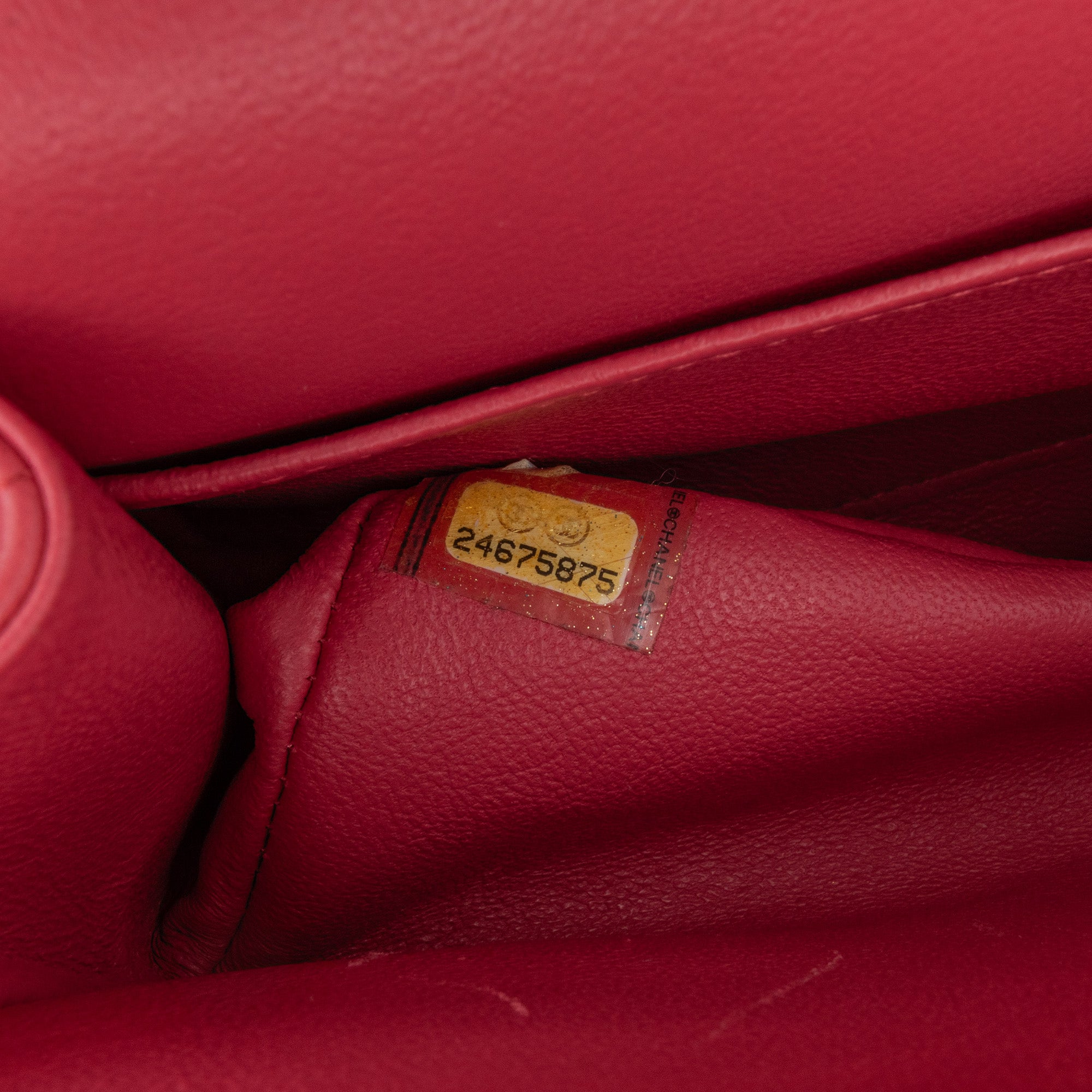 Chanel | Pre-Owned Medium Classic Chevron Lambskin Double Flap - I | Pink/Blush