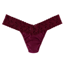 Cotton Low Rise Thong | Cabernet Red