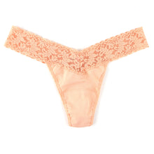 Cotton Low Rise Thong | Apricot Glow