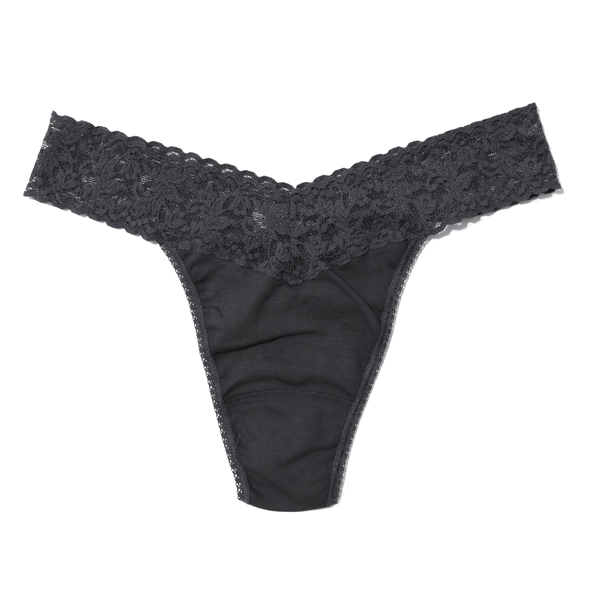 Cotton Original Rise Thong | Granite