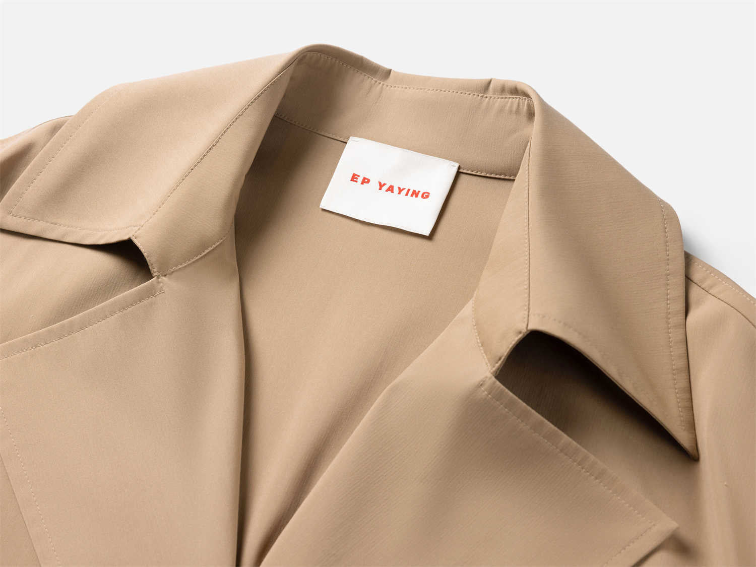 Short-cropped Trench Coat | Khaki