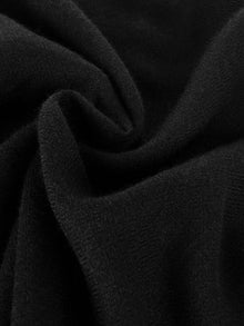 Embroidered Cashmere Scarf | Black