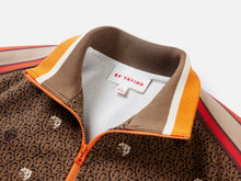 Cotton Printed Jacket | Brown