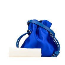 Loewe | Pre-Owned Small Satin Flamenco Knot | Blue