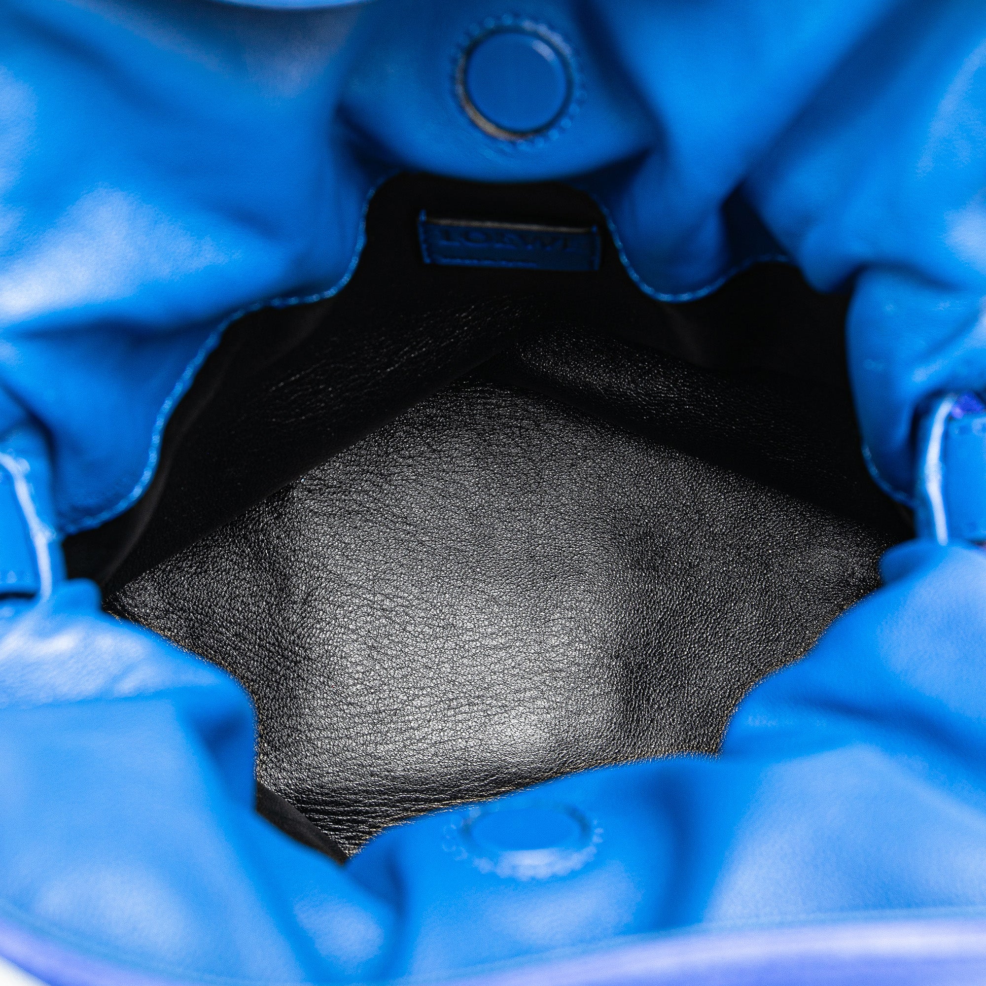 Loewe | Pre-Owned Small Satin Flamenco Knot | Blue