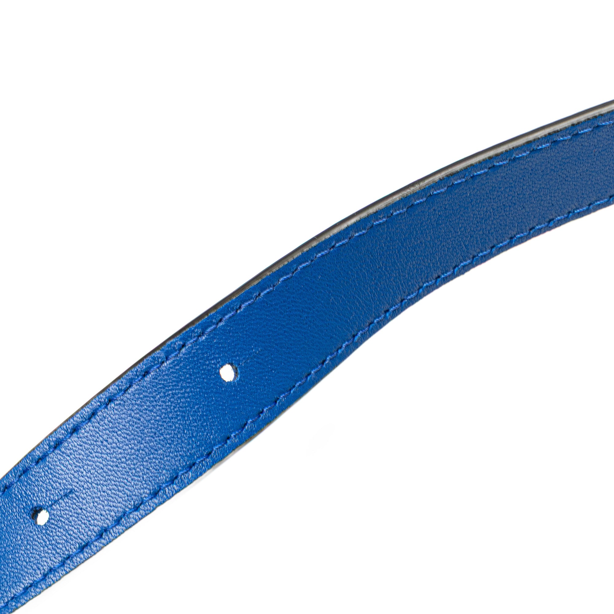 Loewe | Pre-Owned Small Satin Flamenco Knot | Blue