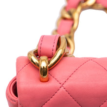 Chanel | Pre-Owned Mini Quilted Lambskin Funky Town Flap - I | Pink