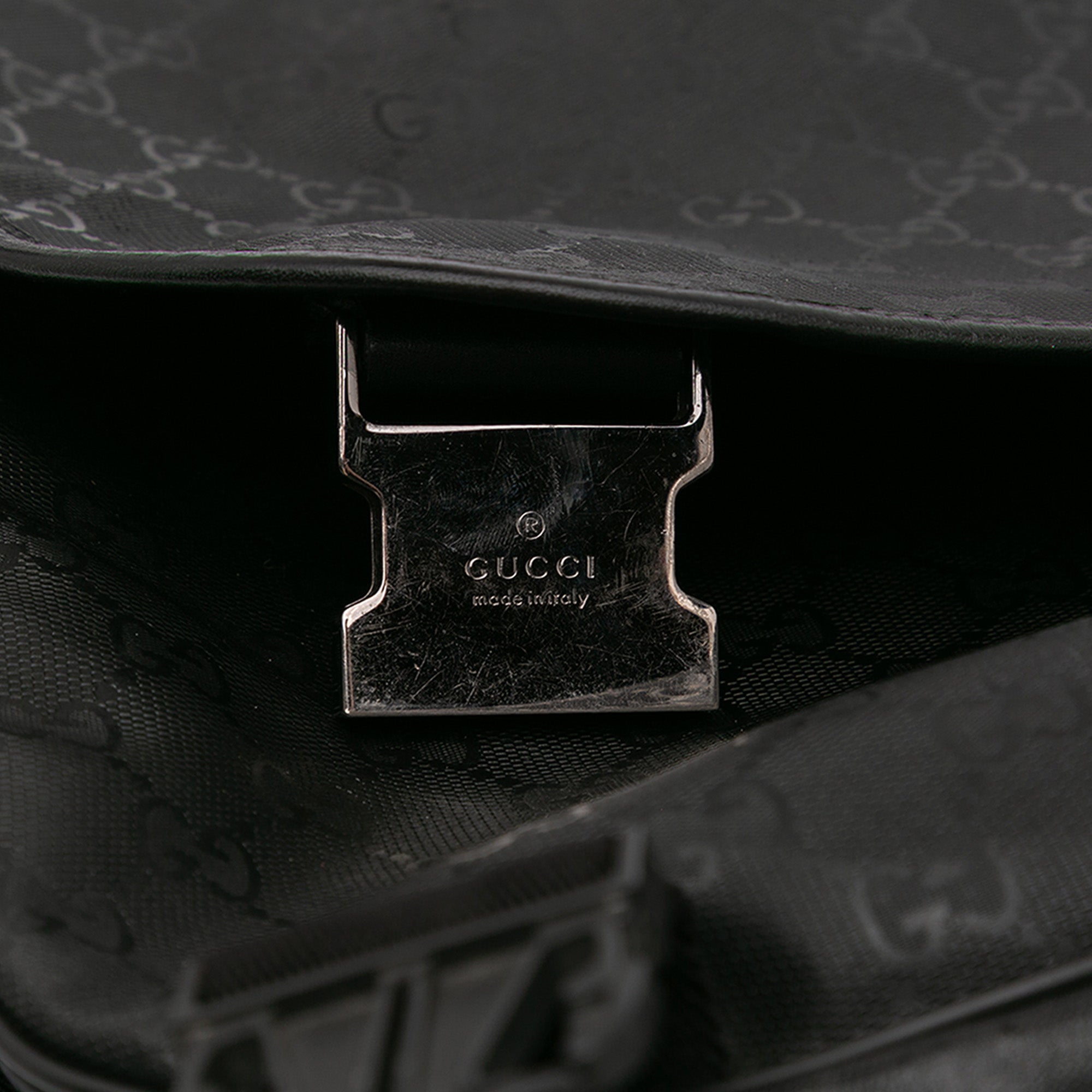 Gucci | Pre-Owned GG Imprime Crossbody | Black