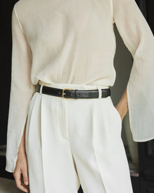No. 4 Belt | Black/Gold