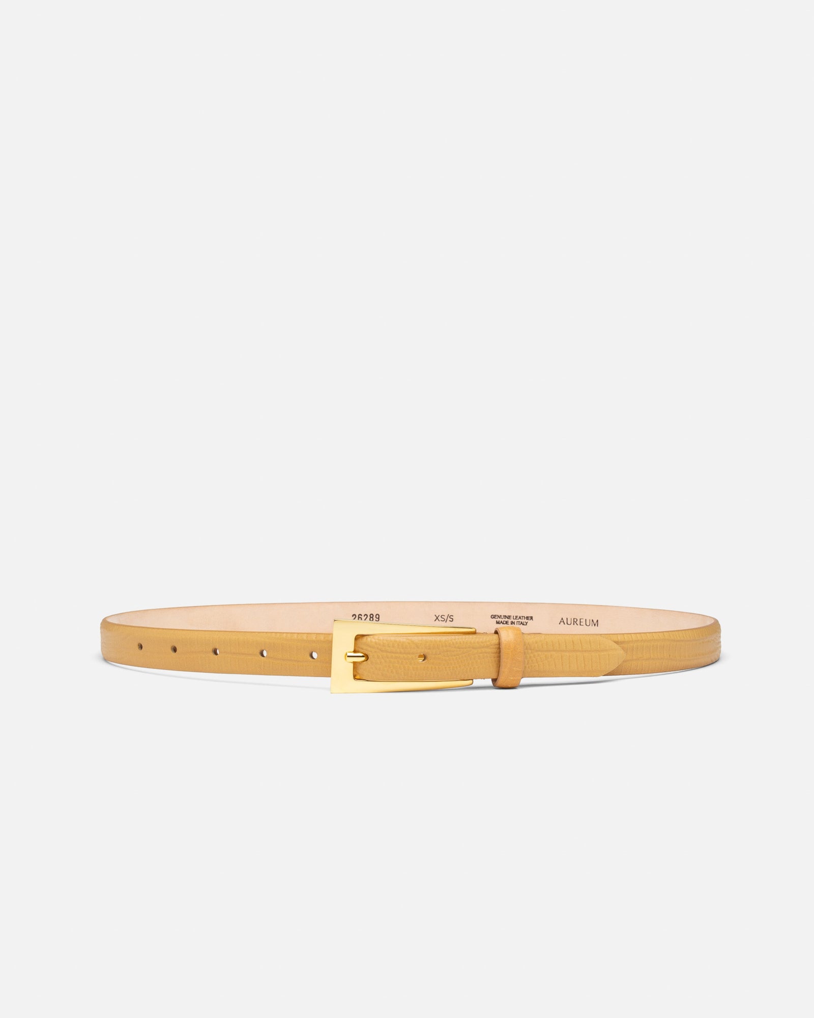 Mini No. 10 Belt | Sand Lizard/Gold