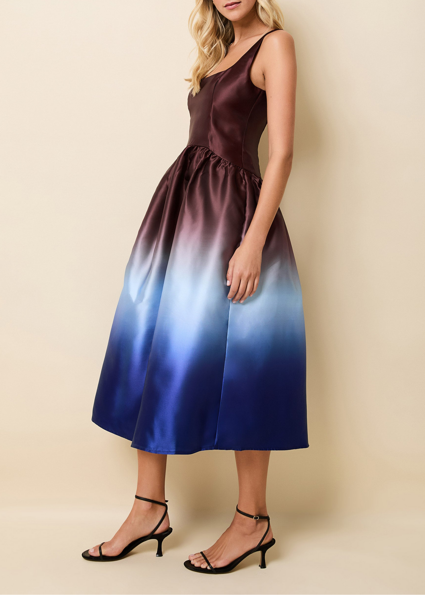 Womens | Gianna Dress | Ombre Twilight/Raisin Brown