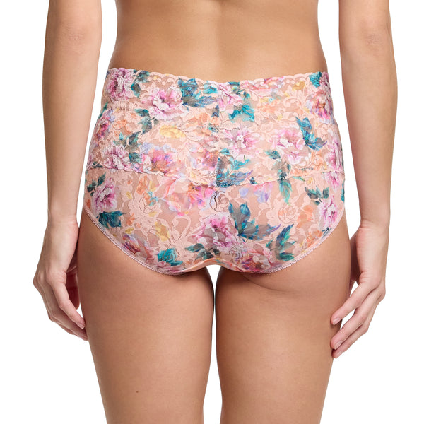 Retro Lace V-Kini | Buy Myself Flowers (Peach)