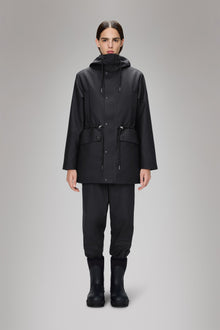 Rains Nome String W Parka Black Jacket