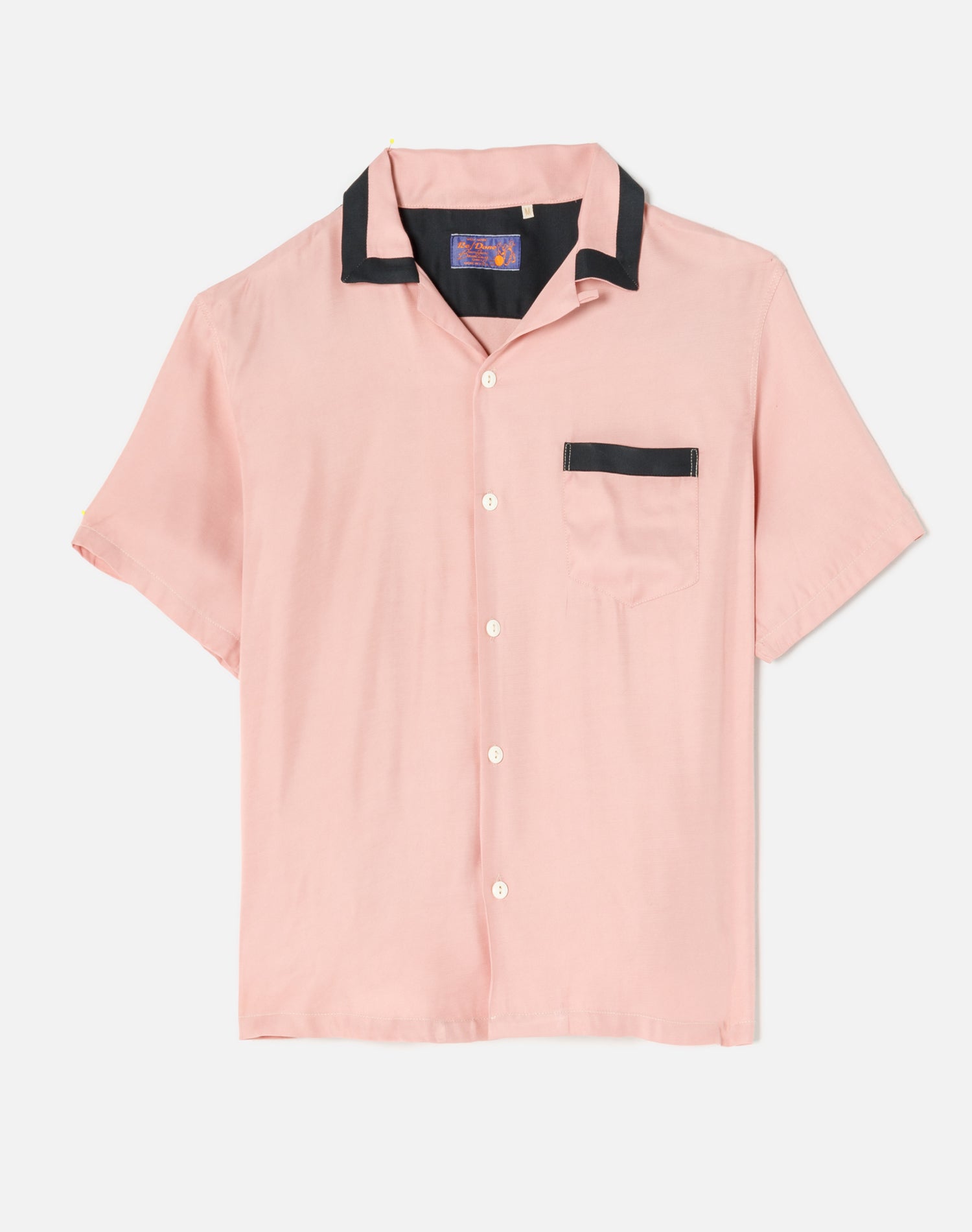 Mens | Striker Bowling Shirt | Pink/Black