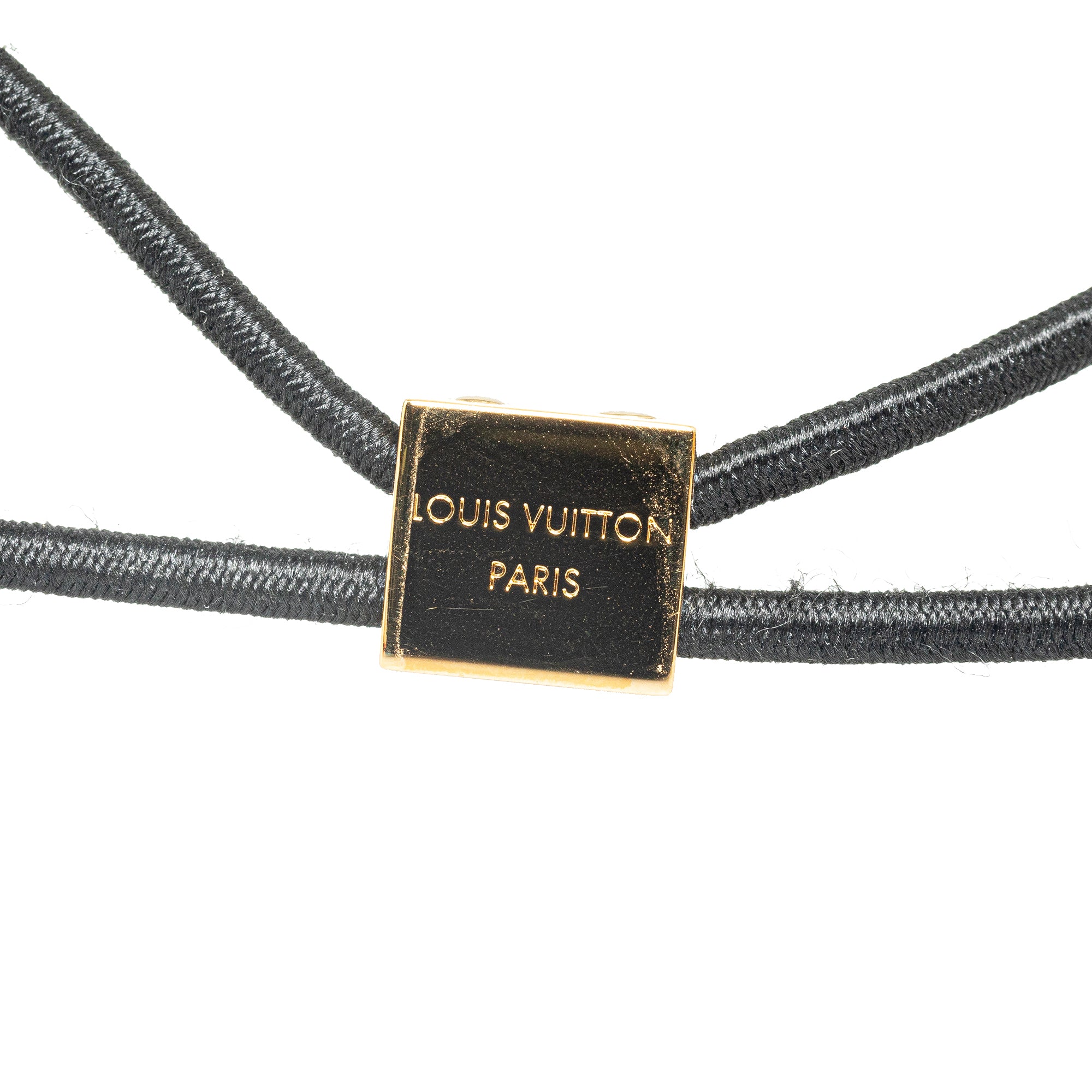Louis Vuitton | Pre-Owned Planete Nanogram Chouchou Hair Tie | Gold