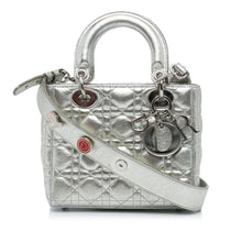 Dior | Pre-Owned Small Metallic Grained Calfskin Cannage My ABCLady - I | Silver