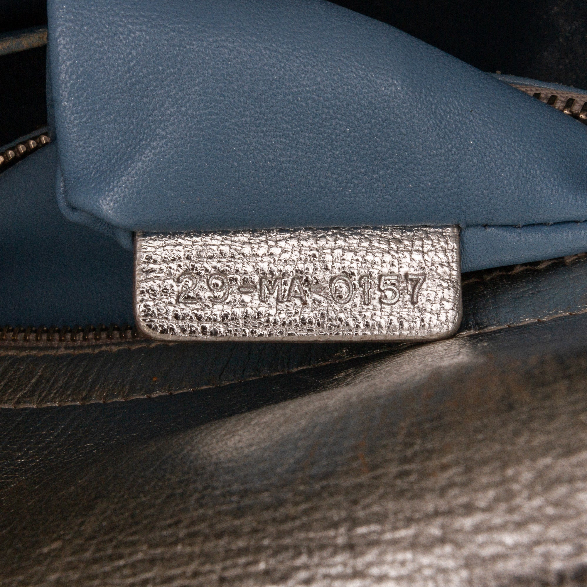 Dior | Pre-Owned Small Metallic Grained Calfskin Cannage My ABCLady - I | Silver