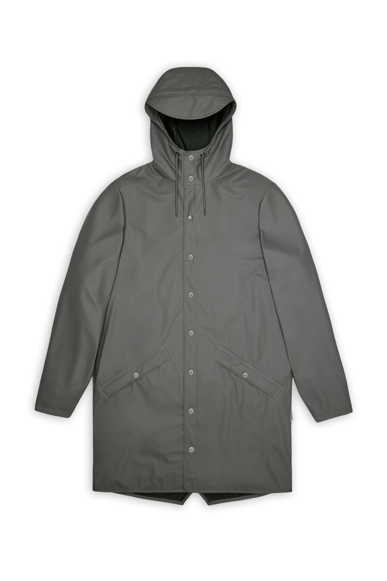 RAINS Long Jacket Grey Jacket