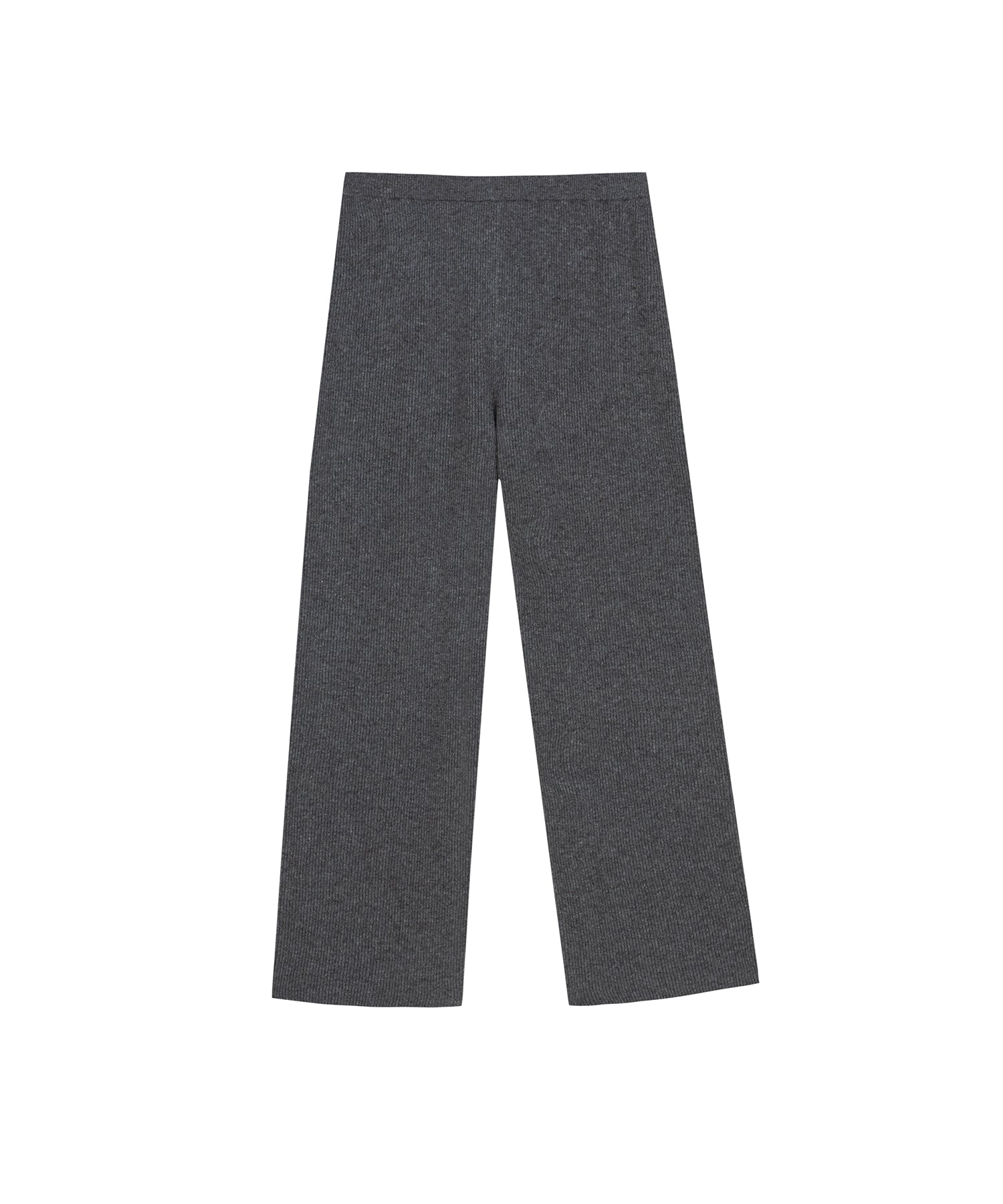 Keira Ribbed-Knit Pants | Graphite