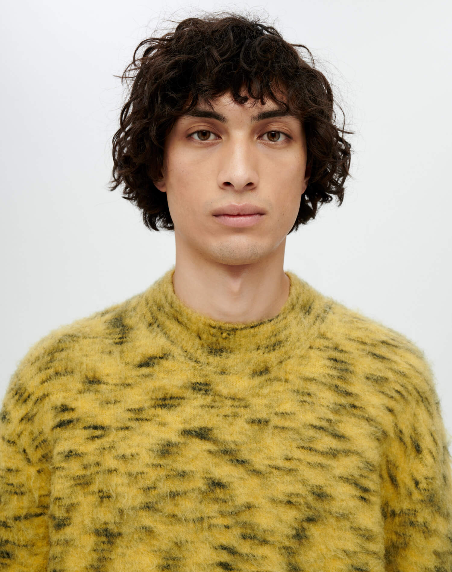 Mens | Hyena Mohair Sweater | Light Hyena
