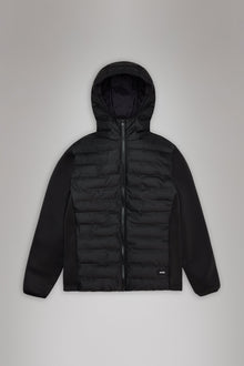 RAINS Safi Fleece Hybrid Jacket Black Jacket