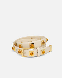 No. 2 Belt | Linen/Gold
