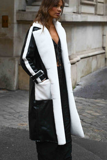 Dakota Reversible Coat | Black & White