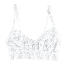 Vneck Retro Bralette | White