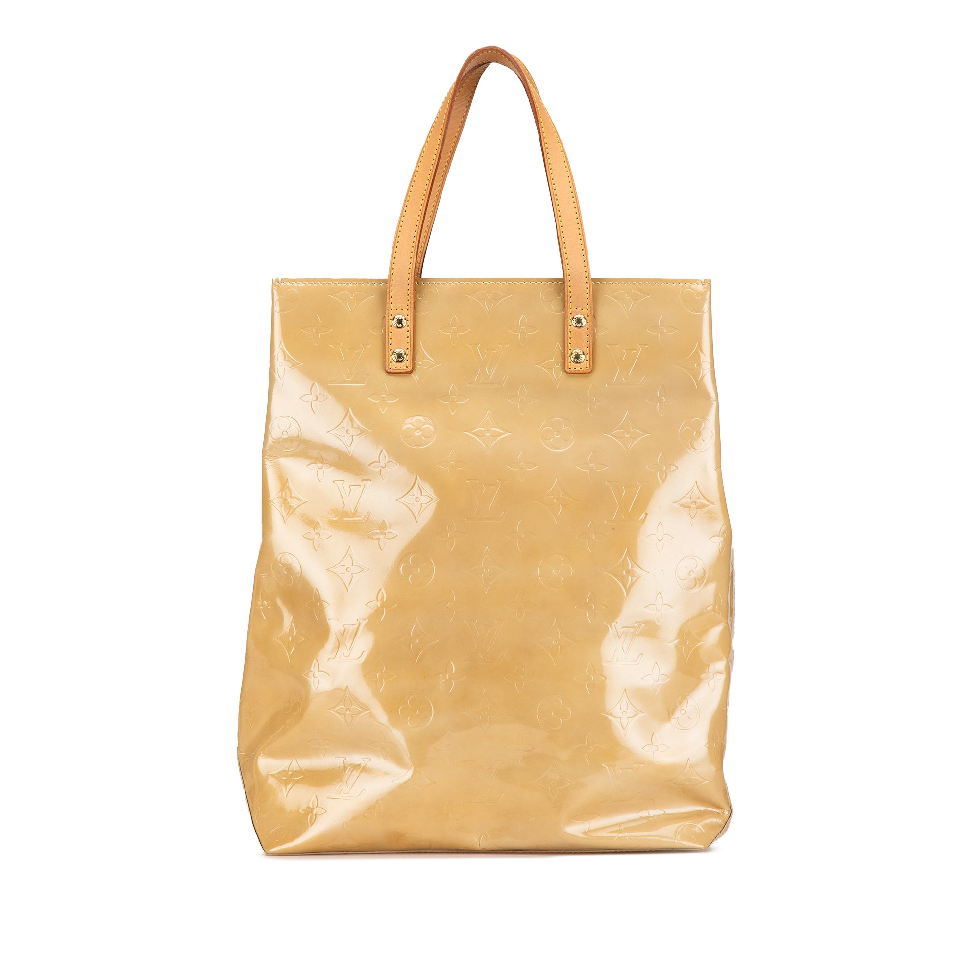 Louis Vuitton | Pre-Owned Monogram Vernis Reade MM | Brown/Beige