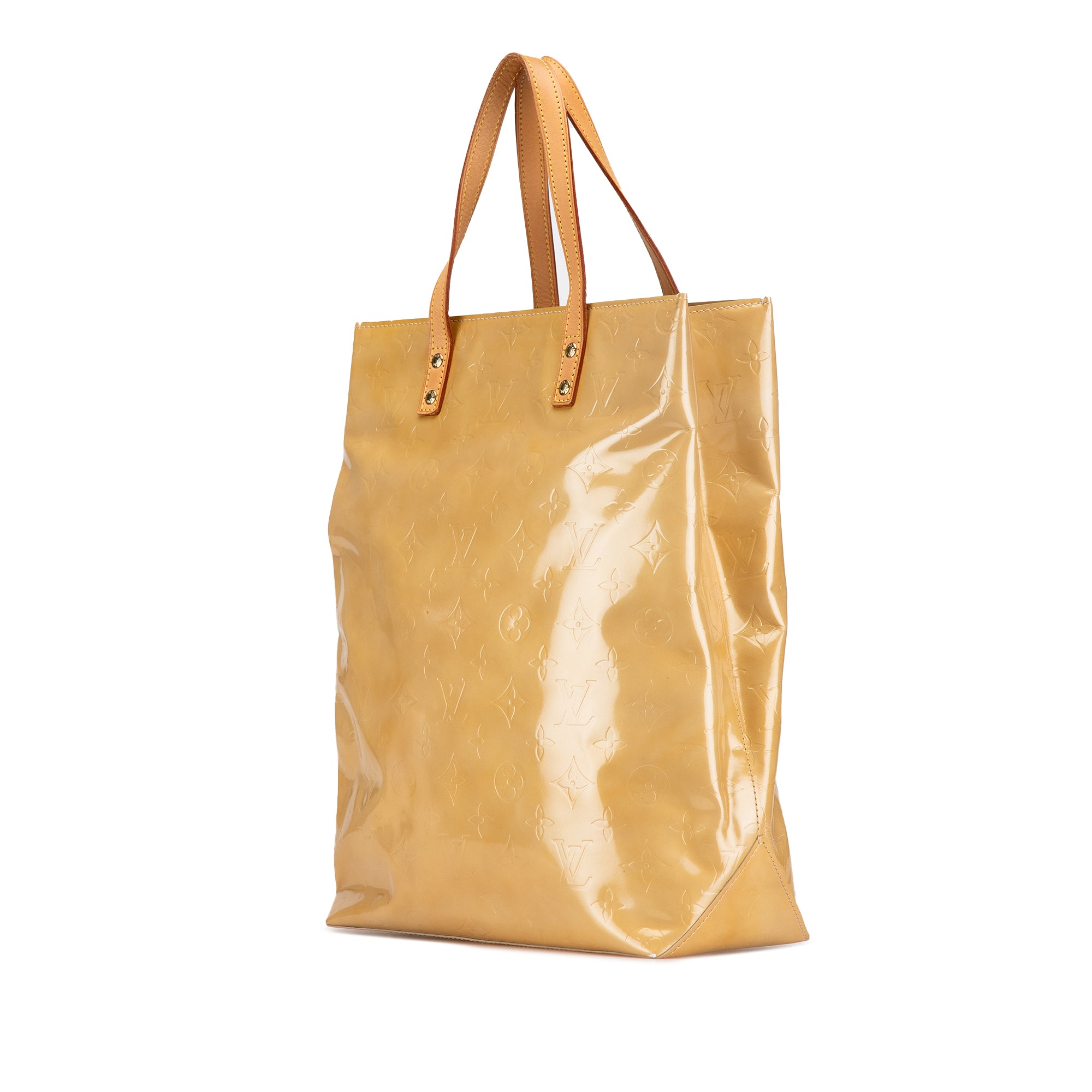 Louis Vuitton | Pre-Owned Monogram Vernis Reade MM | Brown/Beige