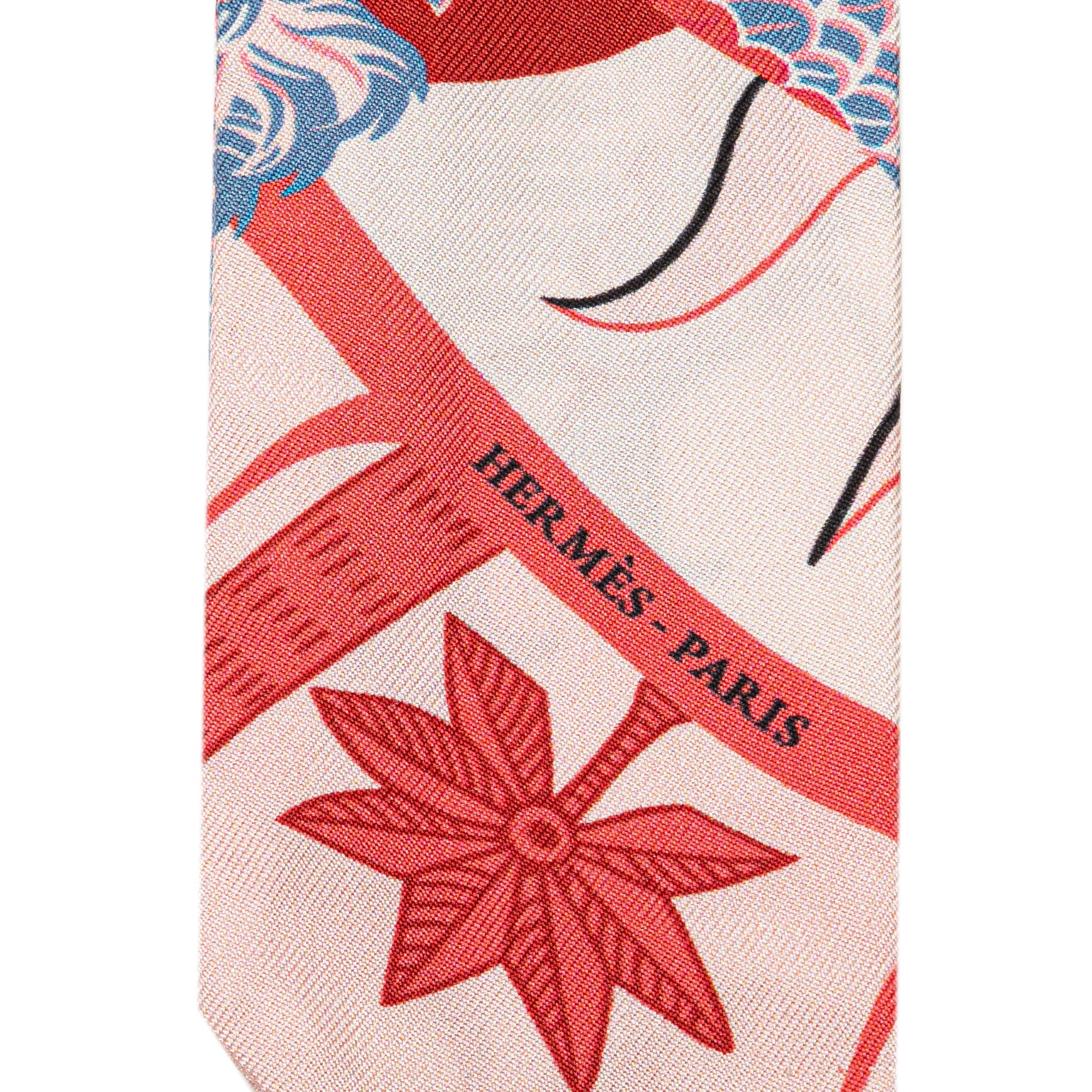 Hermes | Pre-Owned Mythiques Phoenix Coloriages Silk Twilly Scarf | Pink