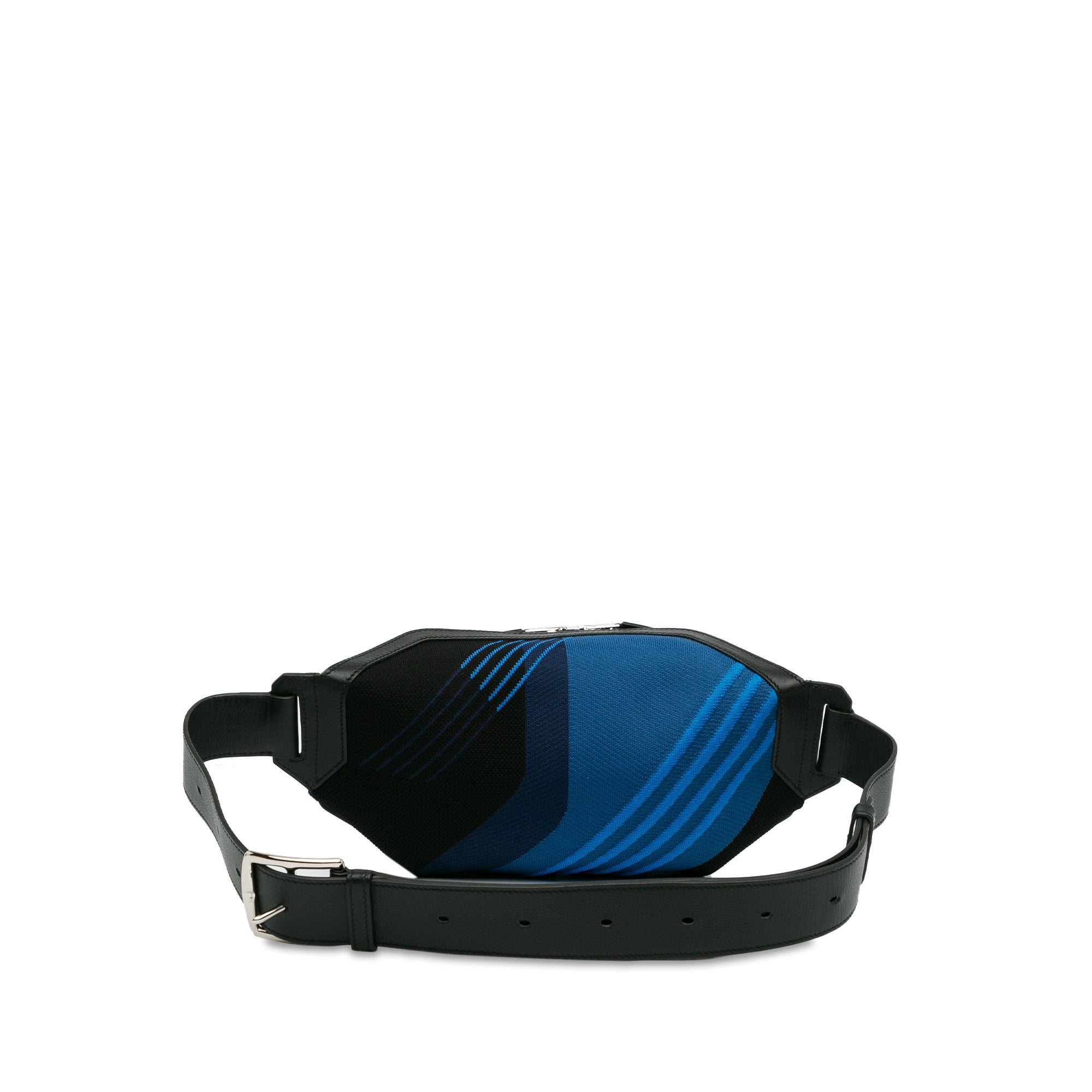 Hermes | Pre-Owned Canvas Cityslide Belt Bag | Blue/Black