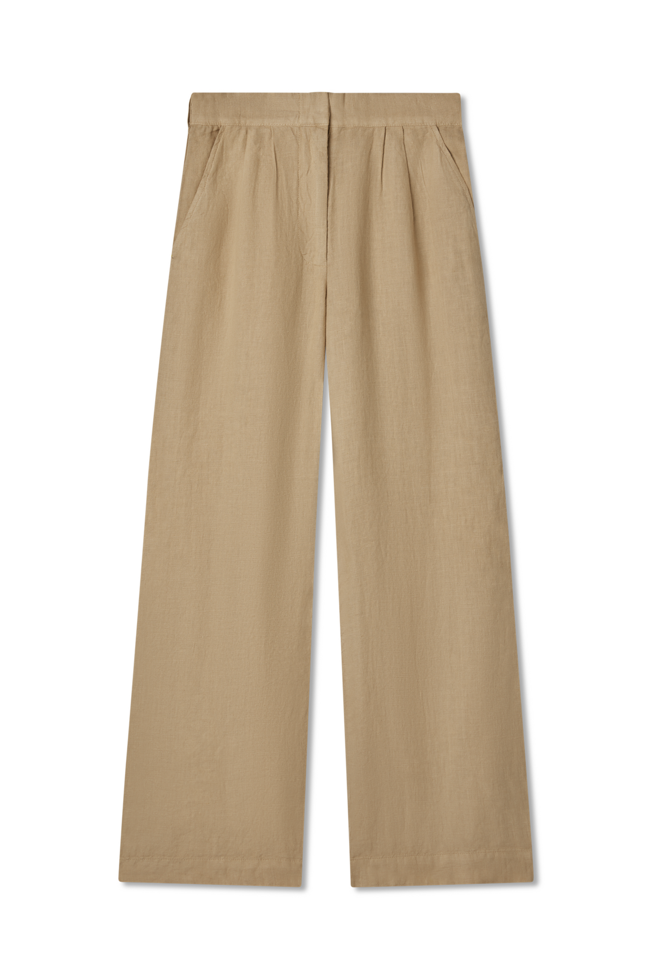 Marina Linen Trouser | Toffee