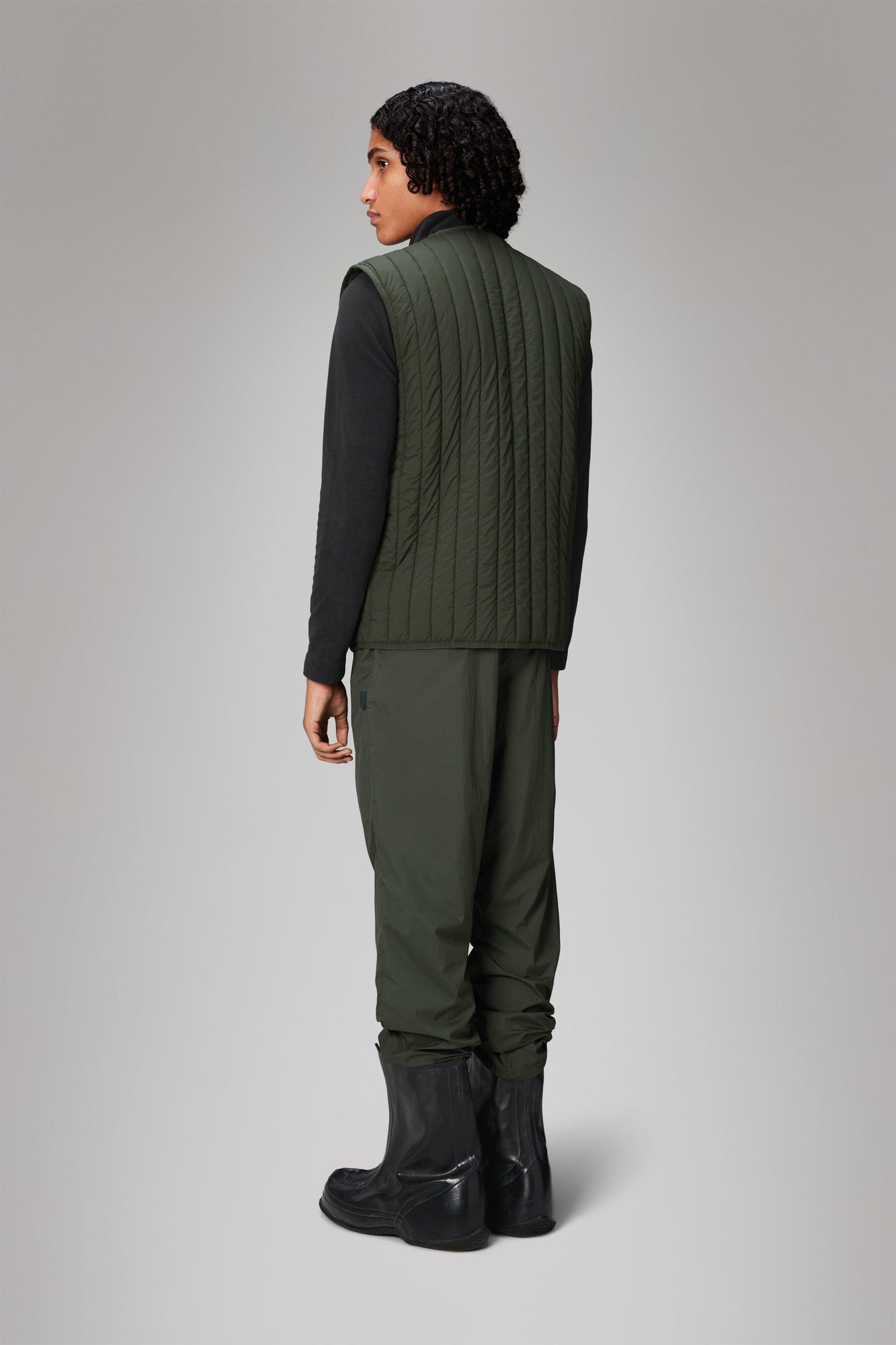 RAINS Banja Liner Vest Green Vest