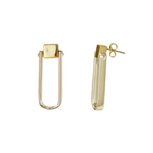 The Square Door Knocker Earring | 18K Yellow Gold-Plated