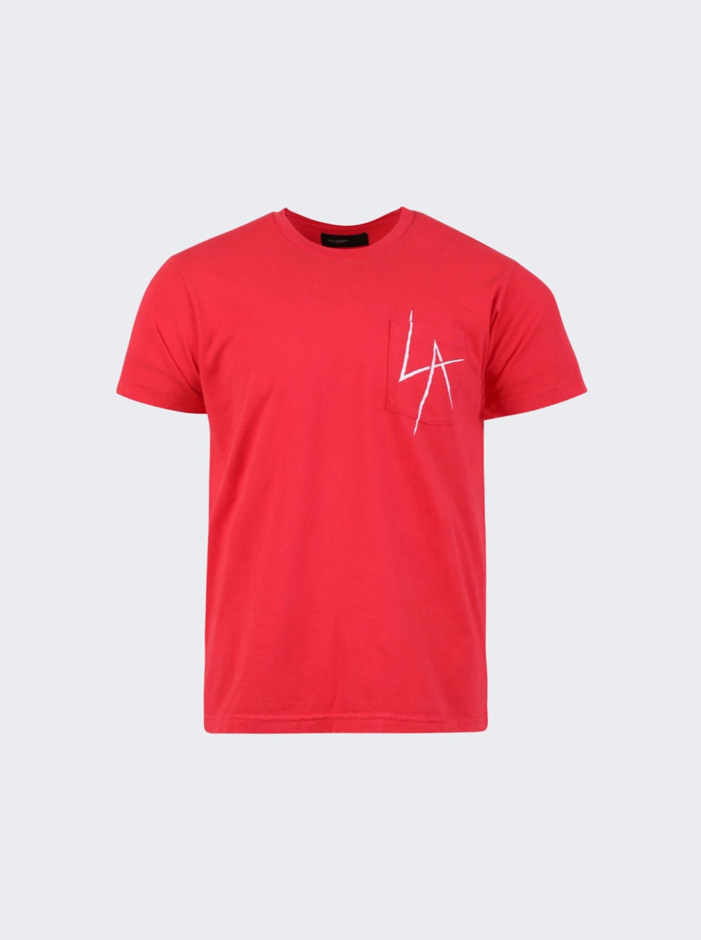 Men | Local Authority | La Slash Pocket Tee | Red