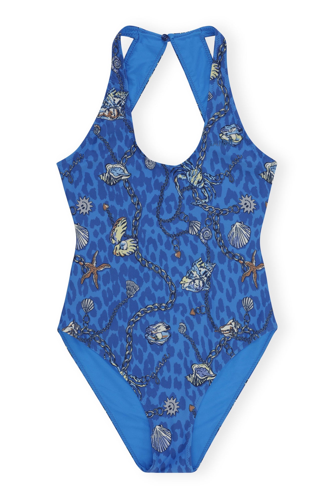 Recycled Printed Diamond Swimsuit | Sea Treasure Cloisonne