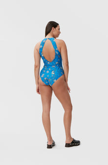 Recycled Printed Diamond Swimsuit | Sea Treasure Cloisonne