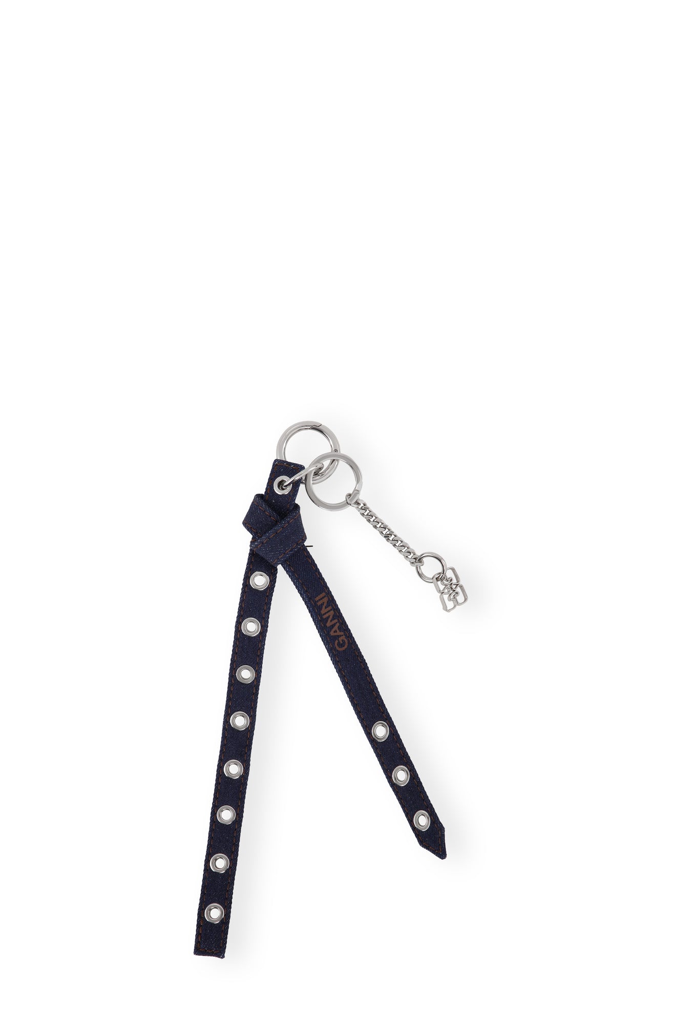 Eyelet Keyring Denim | Dark Navy