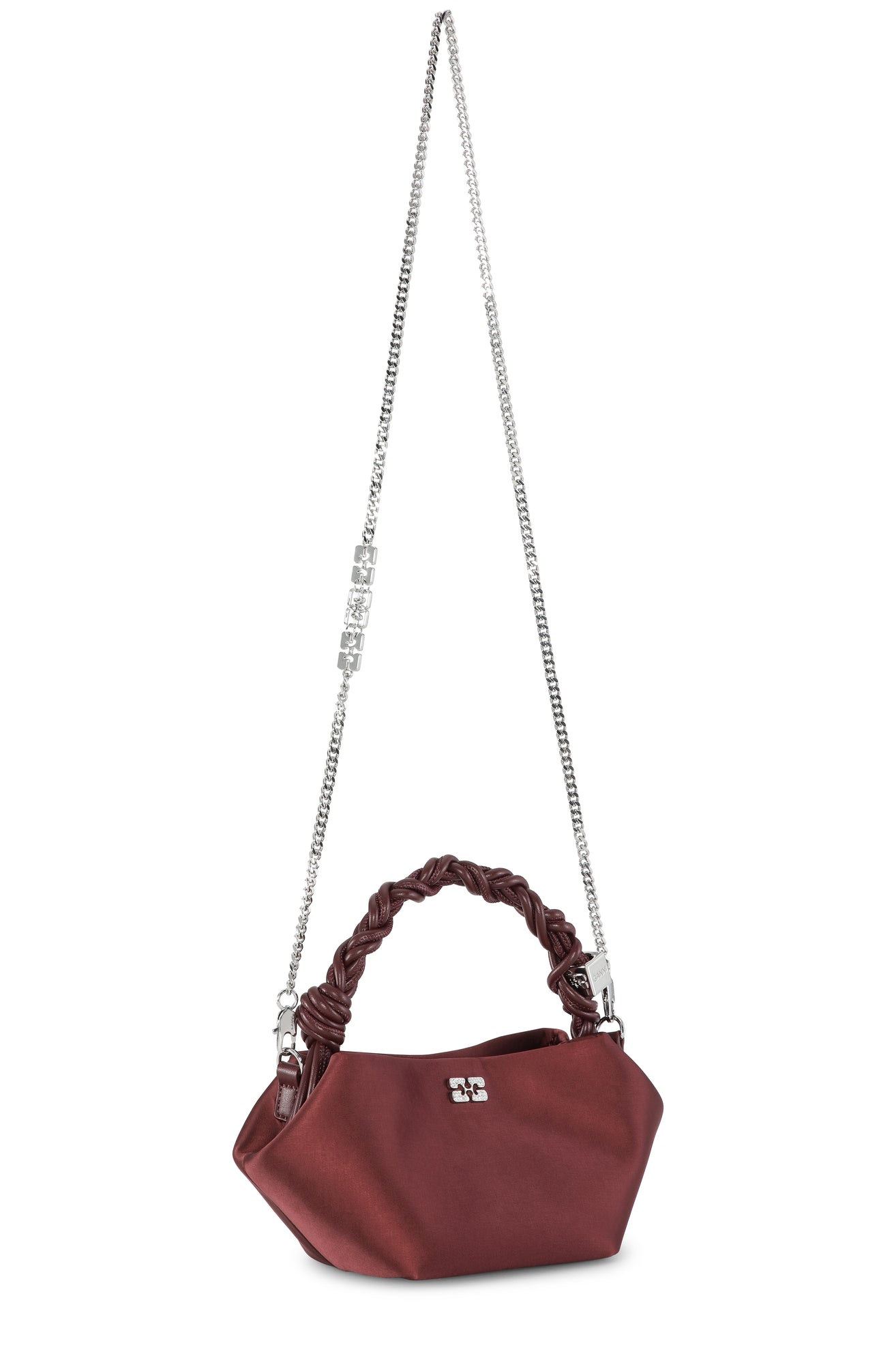 Bou Bag - Mini Soir Satin | Dark Burgundy