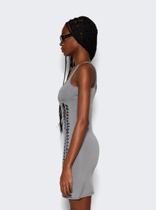 Women | Dion Lee | Layered Braided Mini Dress | Steel